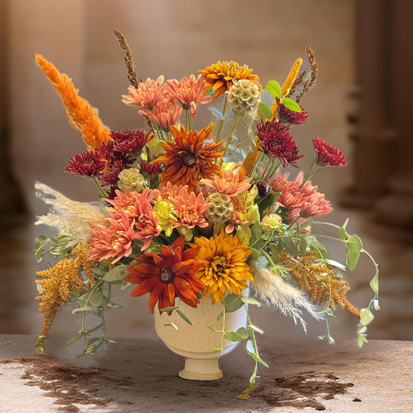 Delighful Fall Vase Arrangement